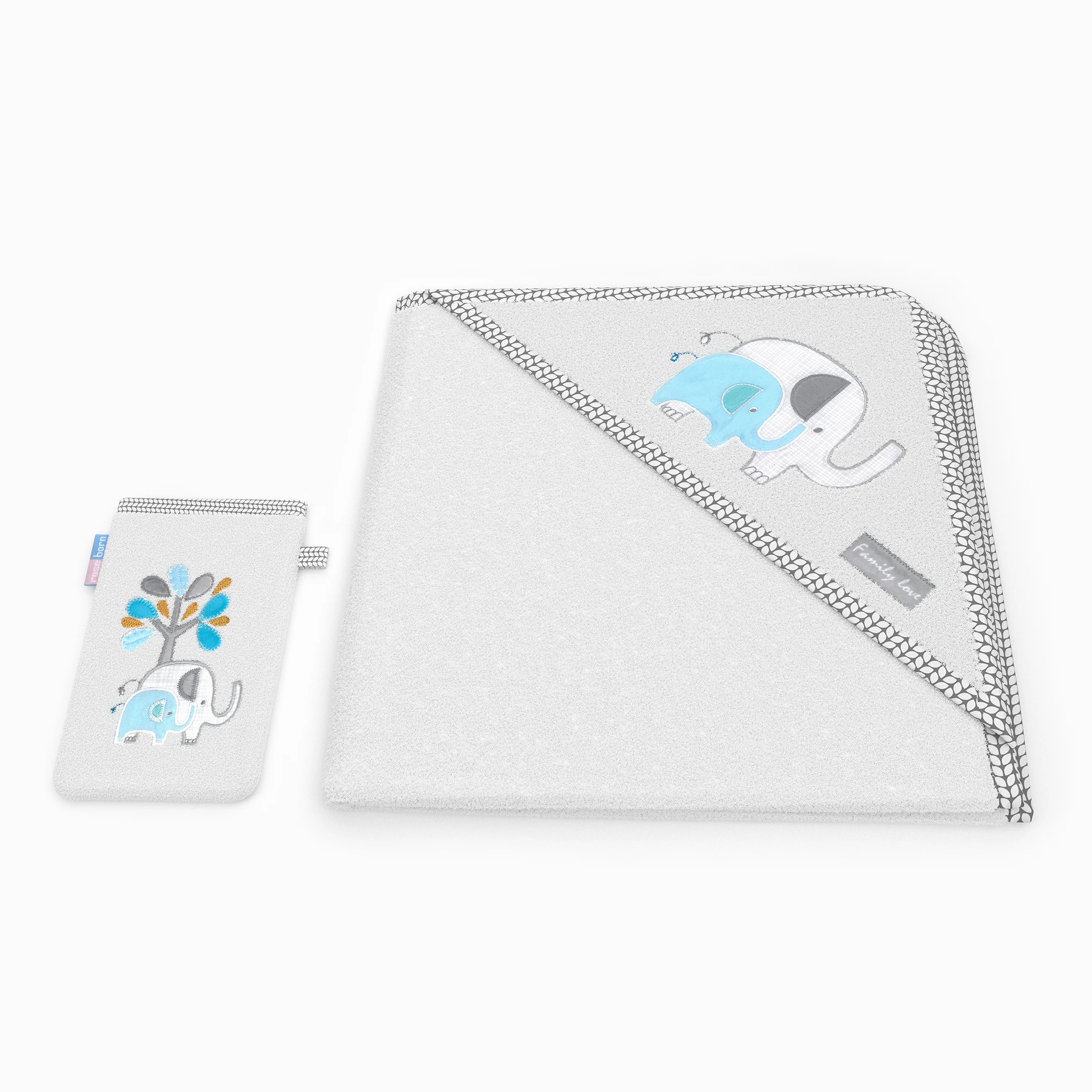 ست حوله دو تکه Family Love Boy